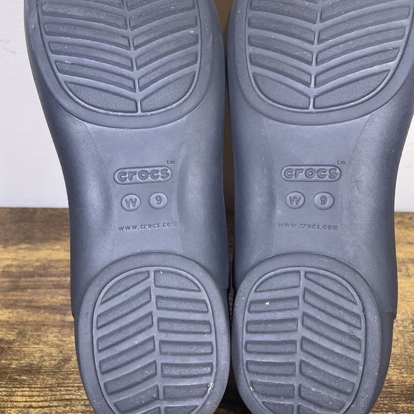 Crocs Kadee Slingback Slip On Flats Round Toe Rubber Shoes Women Size 9 - Picture 8 of 9